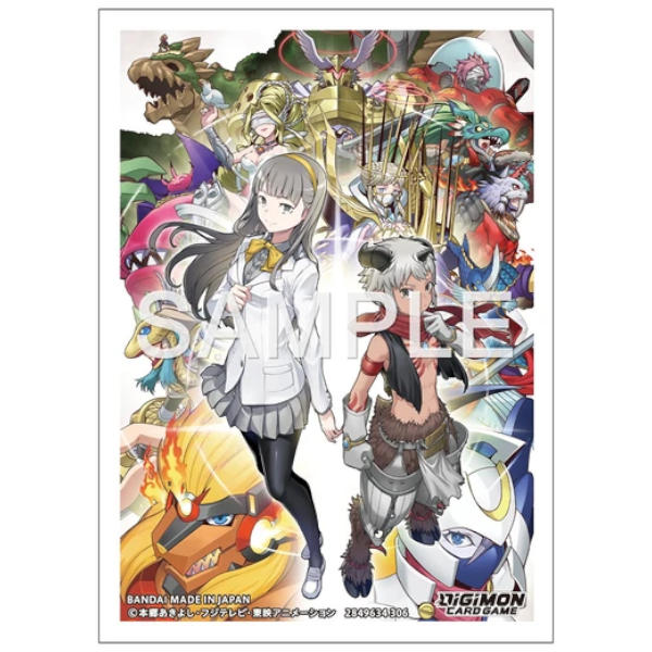 Digimon Card Game Official Sleeves 2026 Inori Misono & Aegiomon