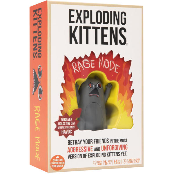 Exploding Kittens Rage Mode Board Game