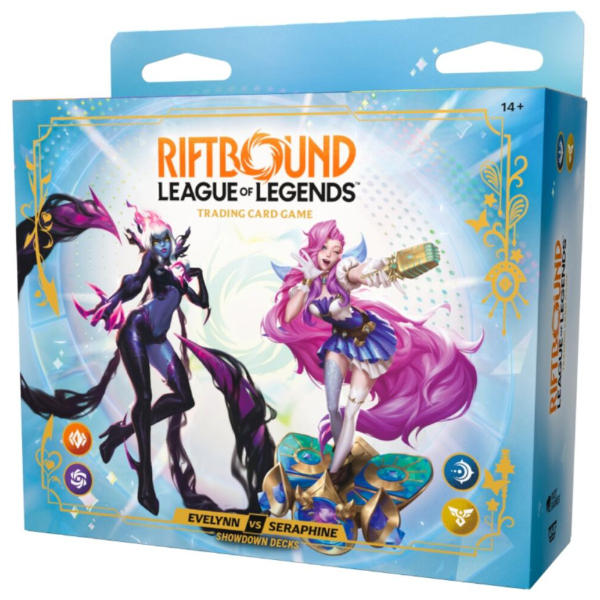 Riftbound League of Legends TCG Radiance Showdown Deck Evelynn vs Seraphine